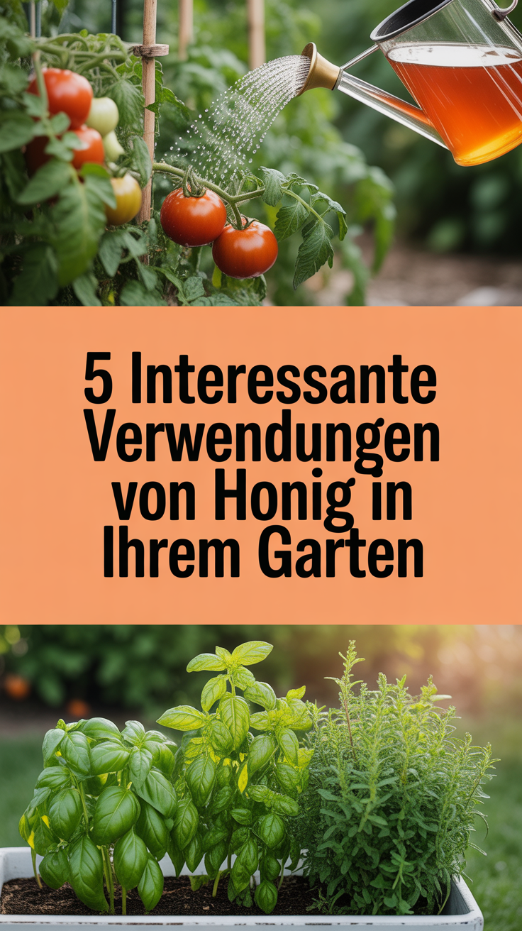5 interessante Verwendungen von Honig in Ihrem Garten