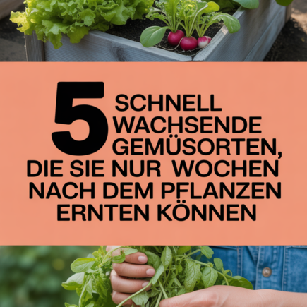 5 schnell wachsende Gemüsesorten, die Sie nur Wochen nach dem Pflanzen ernten können