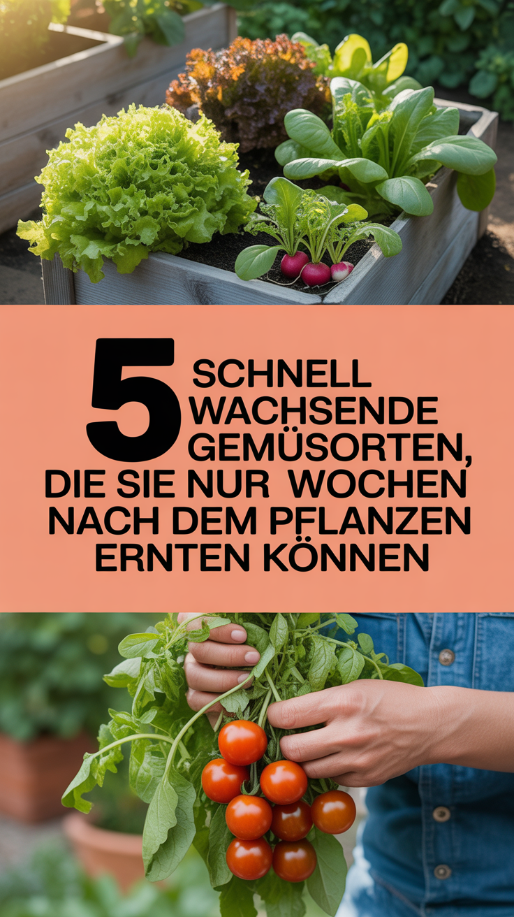 5 schnell wachsende Gemüsesorten, die Sie nur Wochen nach dem Pflanzen ernten können