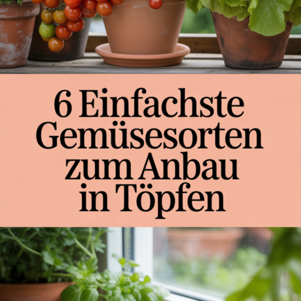6 Einfachste Gemüsesorten zum Anbau in Töpfen