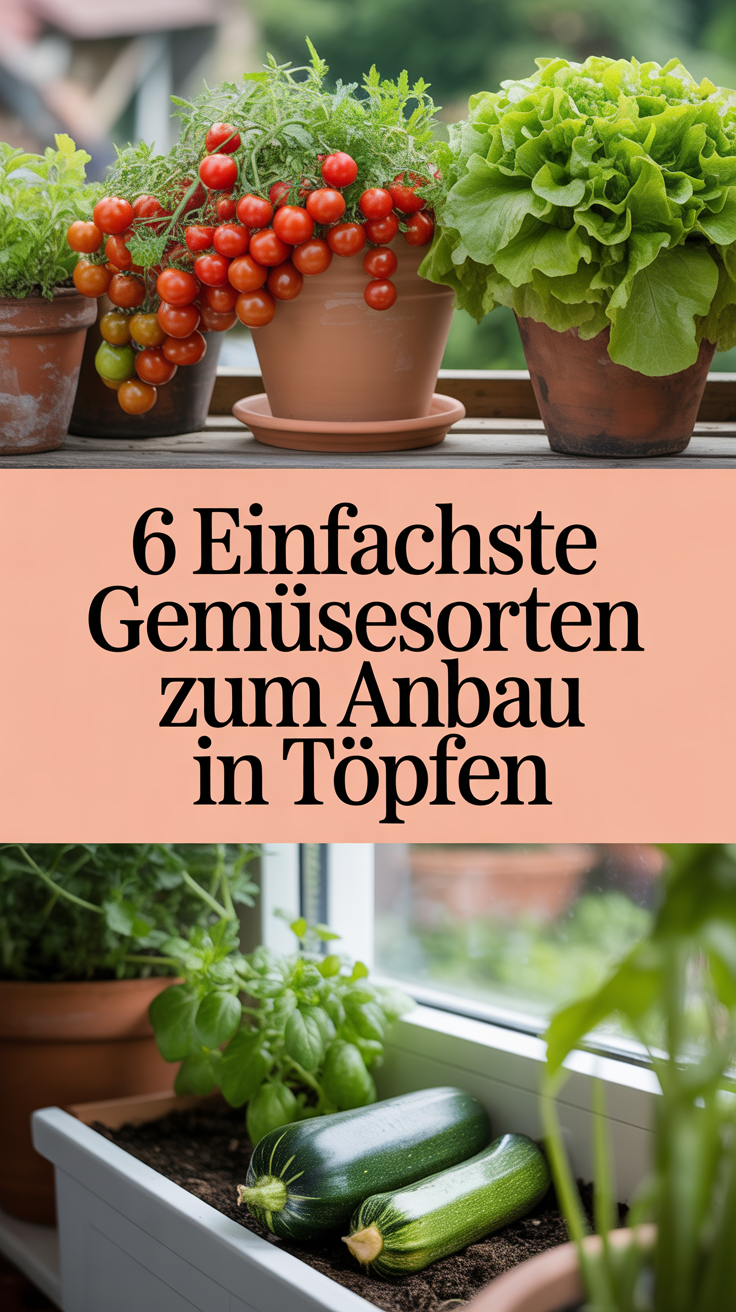 6 Einfachste Gemüsesorten zum Anbau in Töpfen