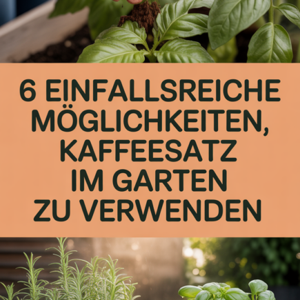 6 Einfallsreiche Möglichkeiten, Kaffeesatz im Garten zu verwenden