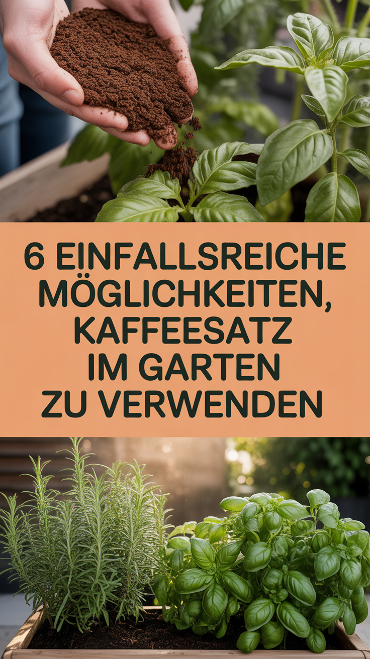 6 Einfallsreiche Möglichkeiten, Kaffeesatz im Garten zu verwenden