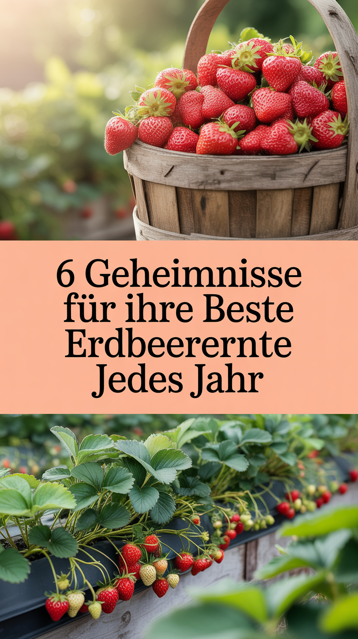 6 Geheimnisse für Ihre beste Erdbeerernte jedes Jahr
