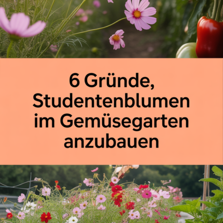 6 Gründe, Studentenblumen im Gemüsegarten anzubauen