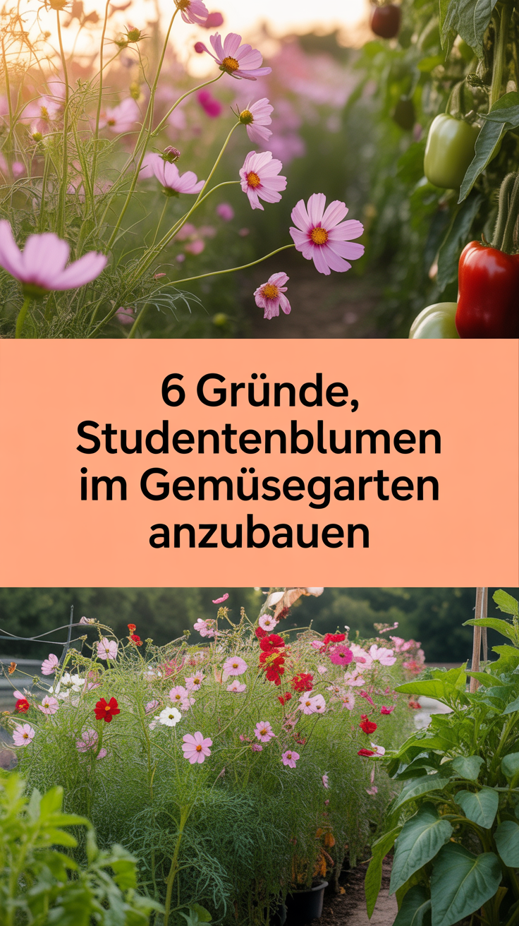6 Gründe, Studentenblumen im Gemüsegarten anzubauen