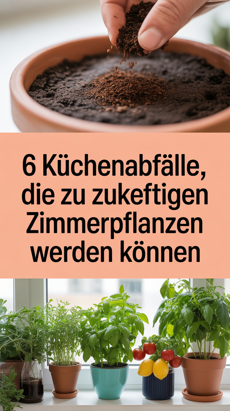 6 Küchenabfälle, die zu zukünftigen Zimmerpflanzen werden können