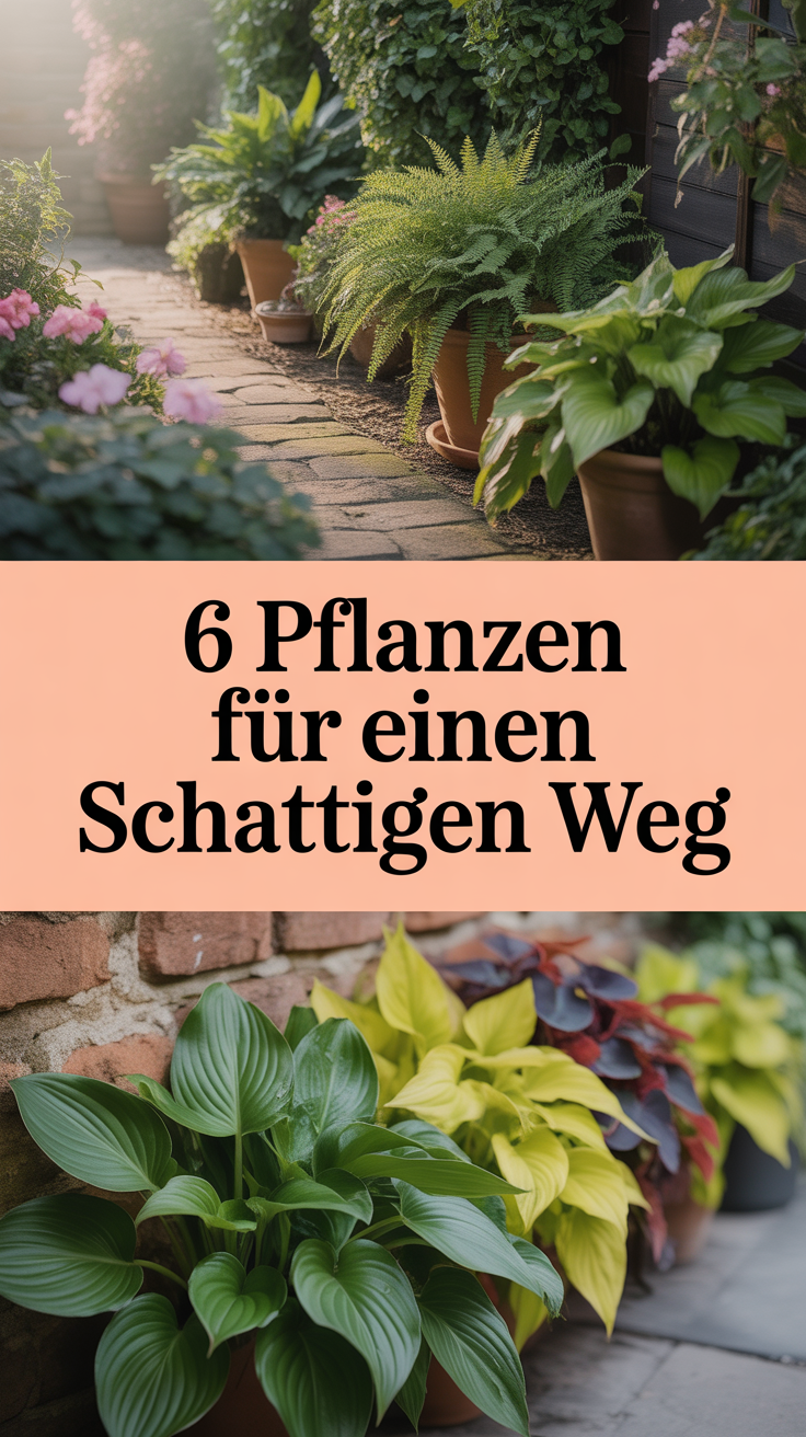 6 Pflanzen für einen schattigen Weg