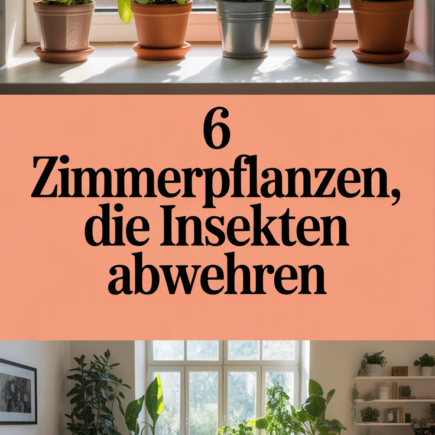 6 Zimmerpflanzen, die Insekten abwehren