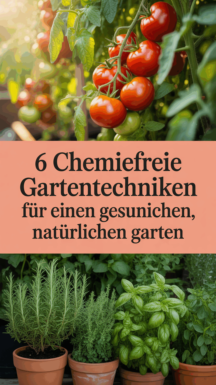 6 chemiefreie Gartentechniken für einen gesunden, natürlichen Garten