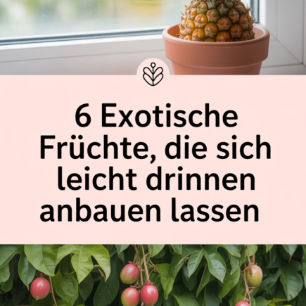 6 exotische Früchte, die sich leicht drinnen anbauen lassen