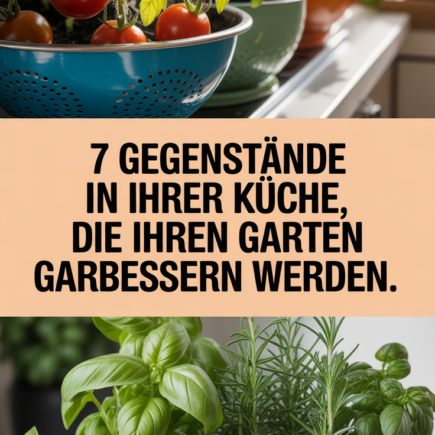 7 Gegenstände in Ihrer Küche, die Ihren Garten verbessern werden