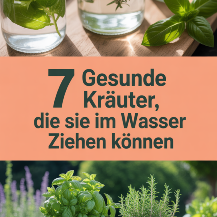 7 Gesunde Kräuter, die Sie im Wasser ziehen können