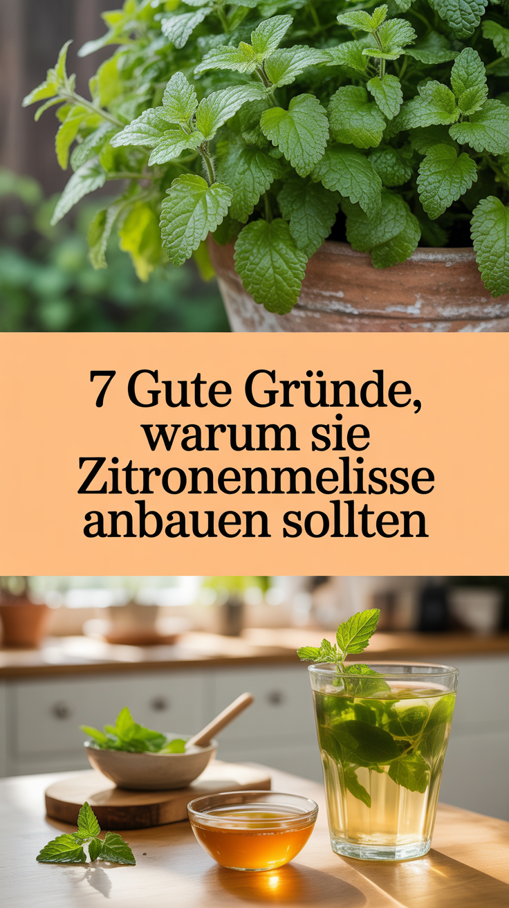 7 Gute Gründe, warum Sie Zitronenmelisse anbauen sollten