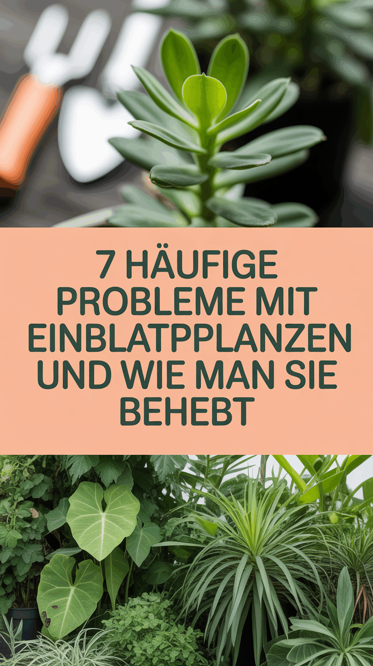 7 Häufige Probleme mit Einblattpflanzen und wie man sie behebt