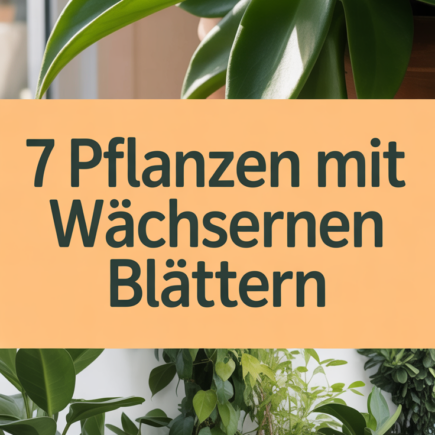 7 Pflanzen mit wächsernen Blättern