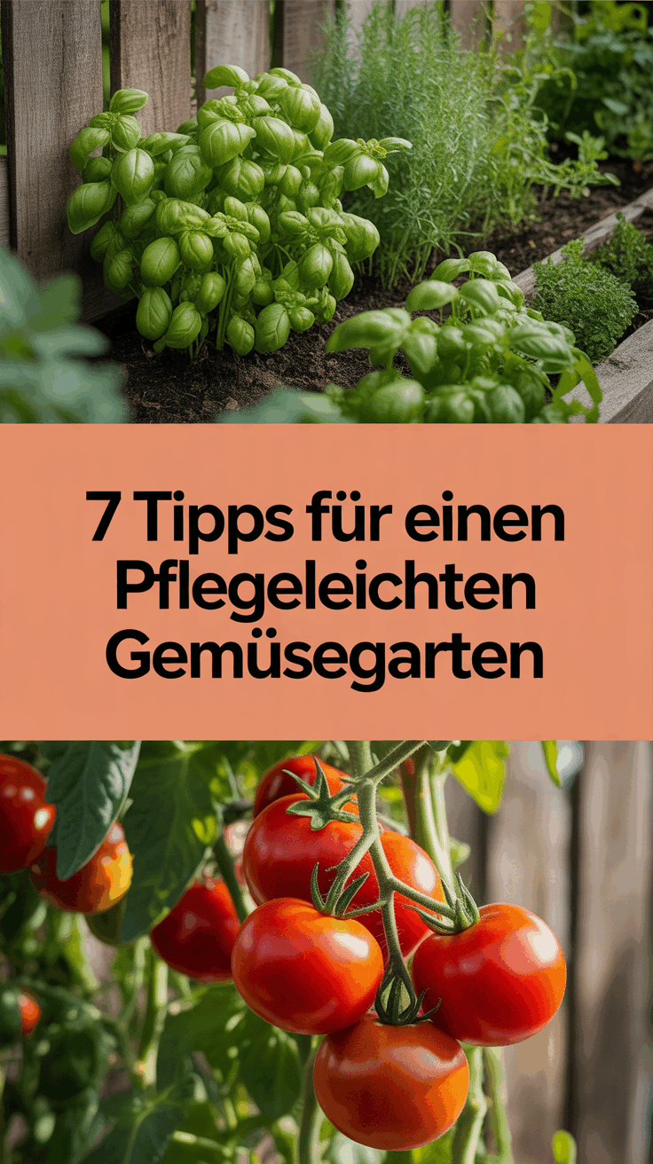 7 Tipps für einen pflegeleichten Gemüsegarten