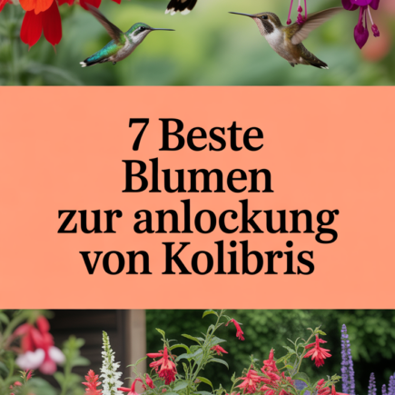 7 beste Blumen zur Anlockung von Kolibris