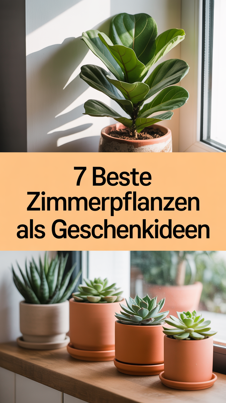 7 beste Zimmerpflanzen als Geschenkideen