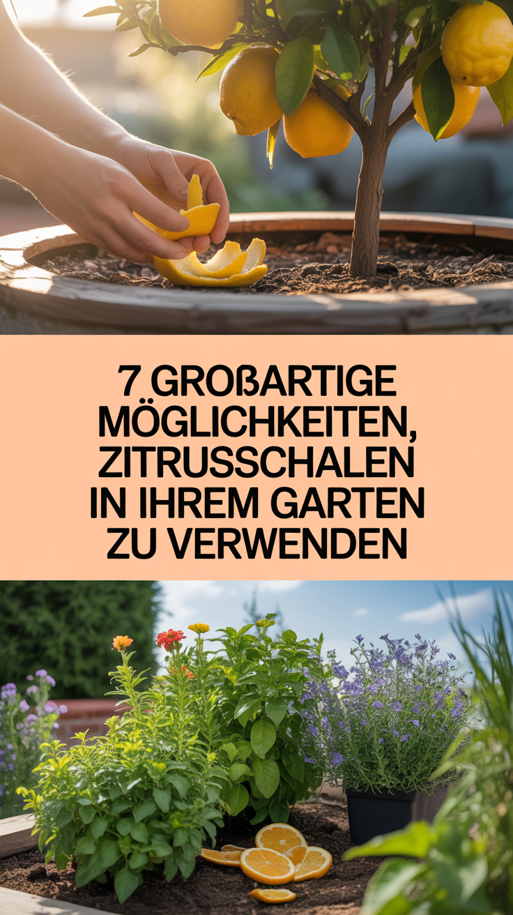 7 großartige Möglichkeiten, Zitrusschalen in Ihrem Garten zu verwenden
