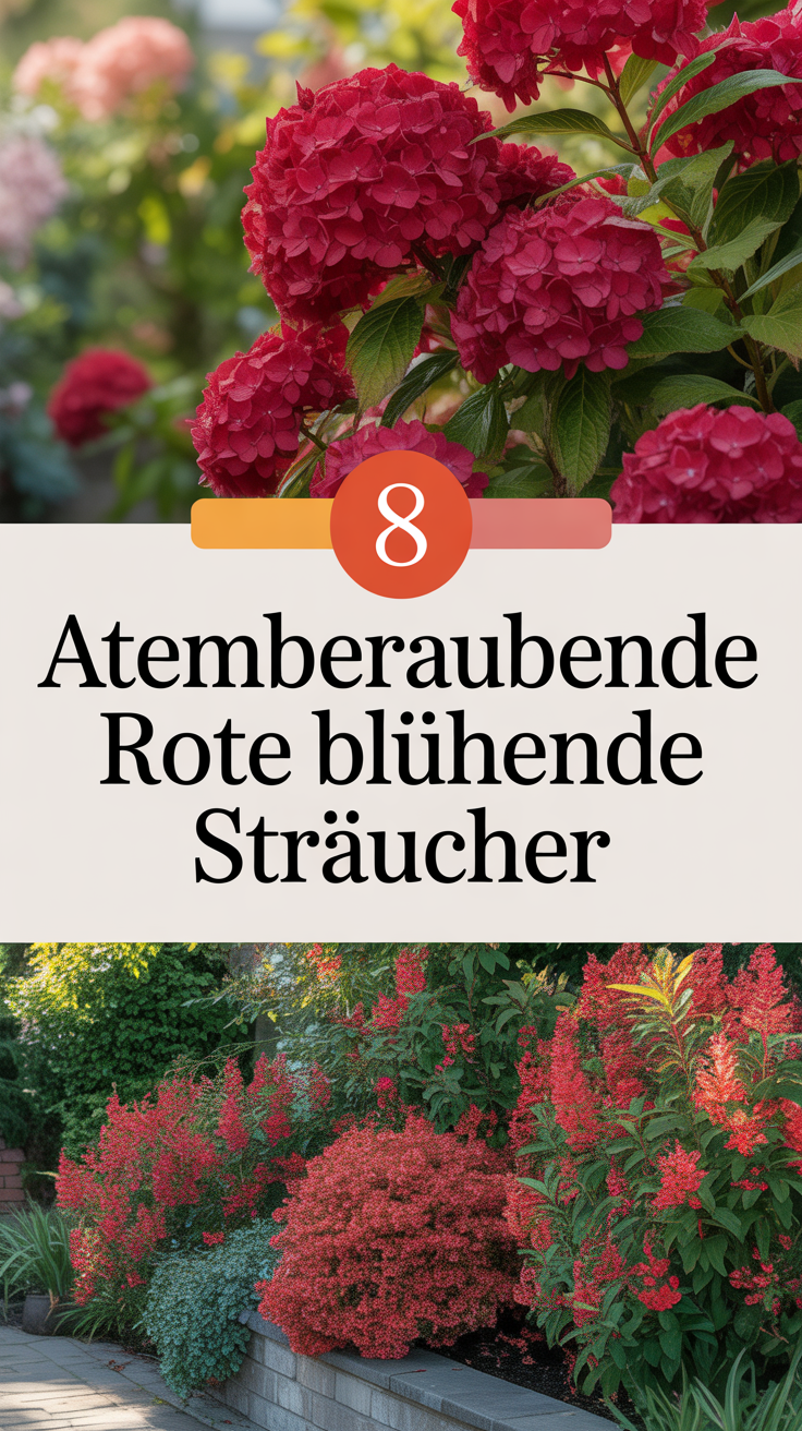 8 Atemberaubende Rote Blühende Sträucher