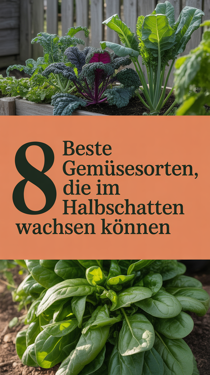 8 Beste Gemüsesorten, die im Halbschatten wachsen können