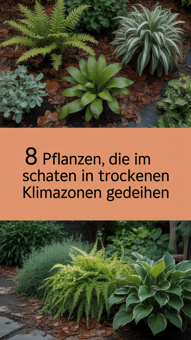 8 Pflanzen, die im Schatten und in trockenen Klimazonen gedeihen