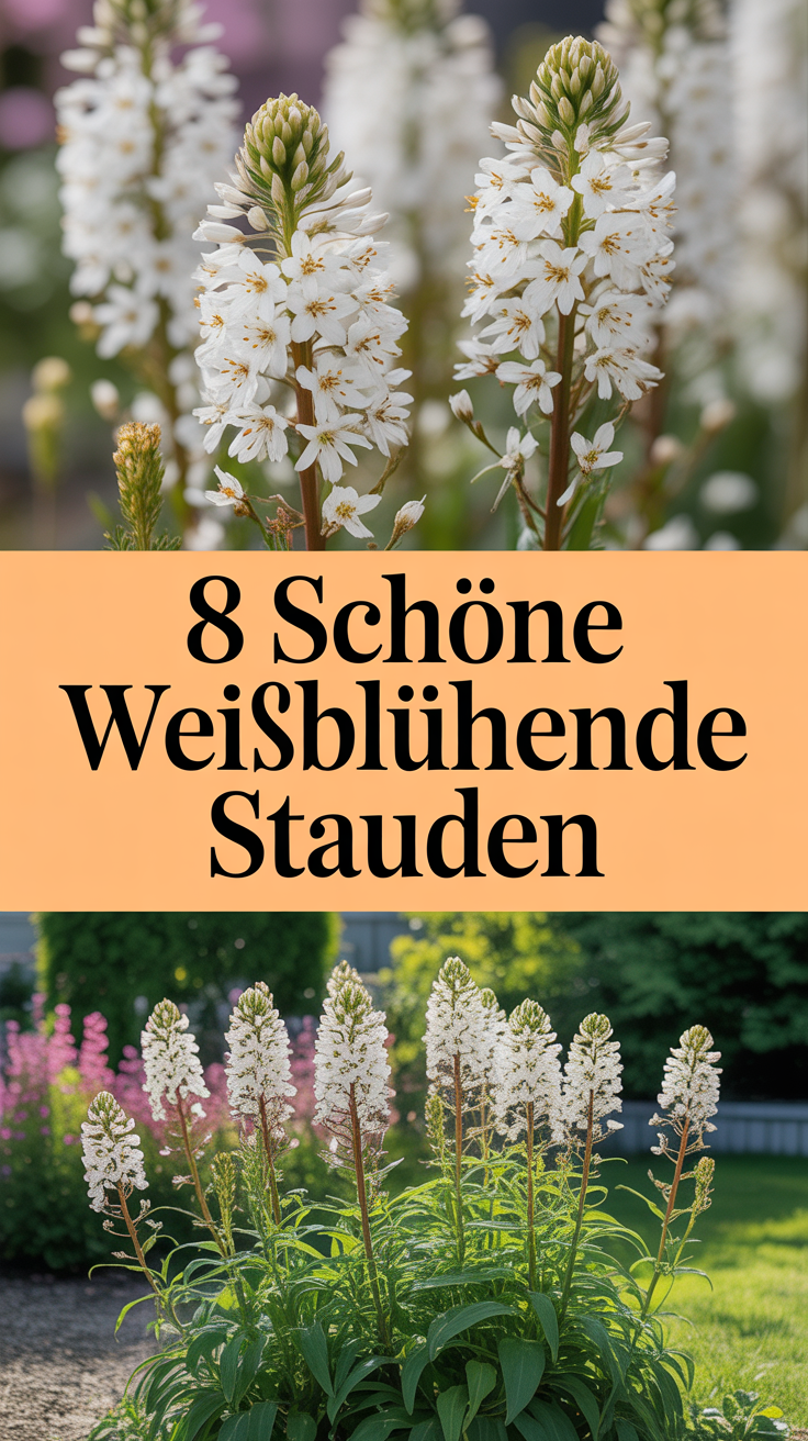 8 Schöne Weißblühende Stauden