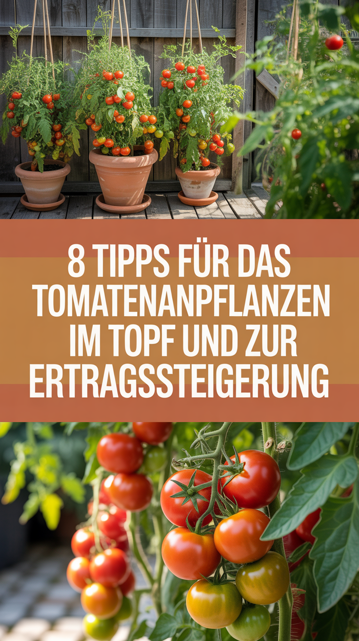 8 Tipps für das Tomatenanpflanzen im Topf und zur Ertragssteigerung