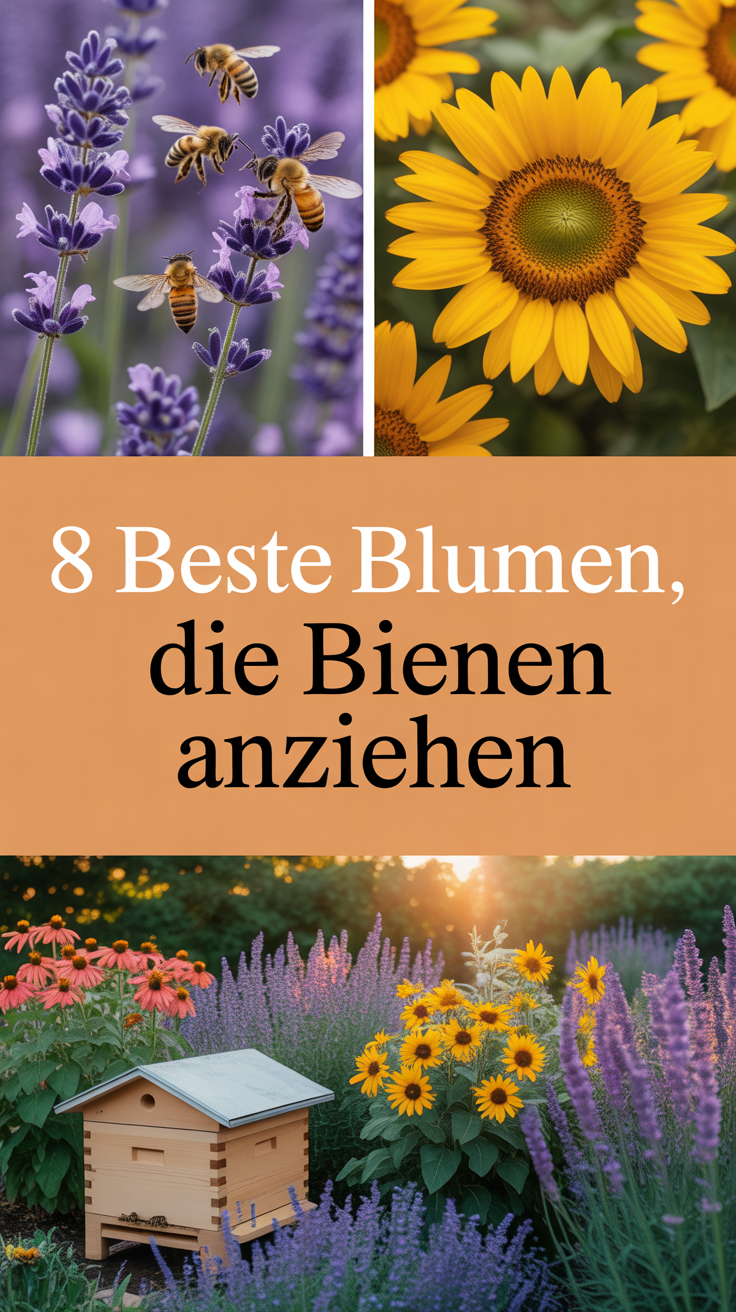 8 beste Blumen, die Bienen anziehen
