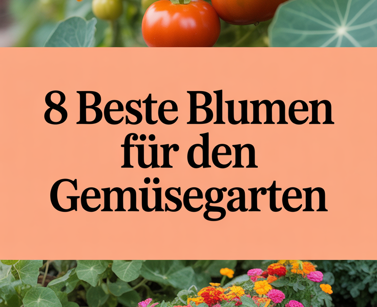 8 beste Blumen für den Gemüsegarten