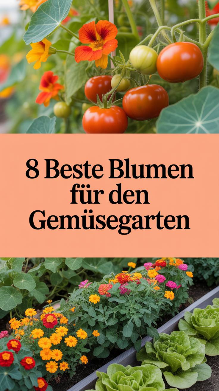 8 beste Blumen für den Gemüsegarten
