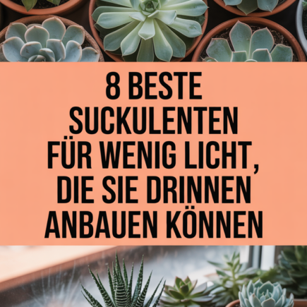 8 beste Sukkulenten für wenig Licht, die Sie drinnen anbauen können