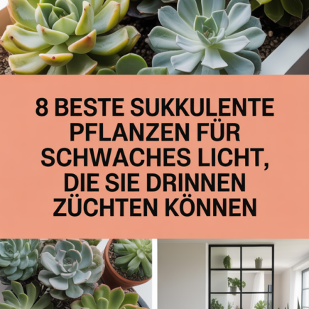8 beste sukkulente Pflanzen für schwaches Licht, die Sie drinnen züchten können