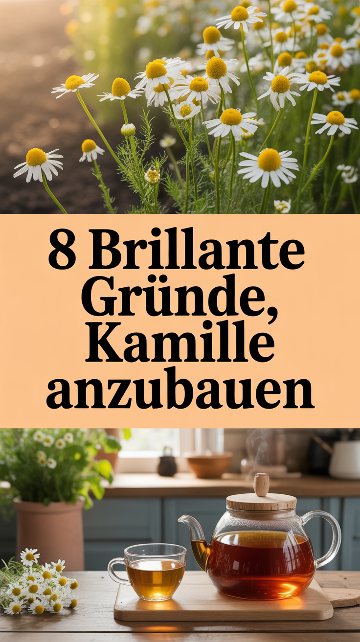 8 brillante Gründe, Kamille anzubauen