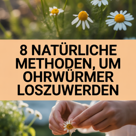 8 natürliche Methoden, um Ohrwürmer loszuwerden