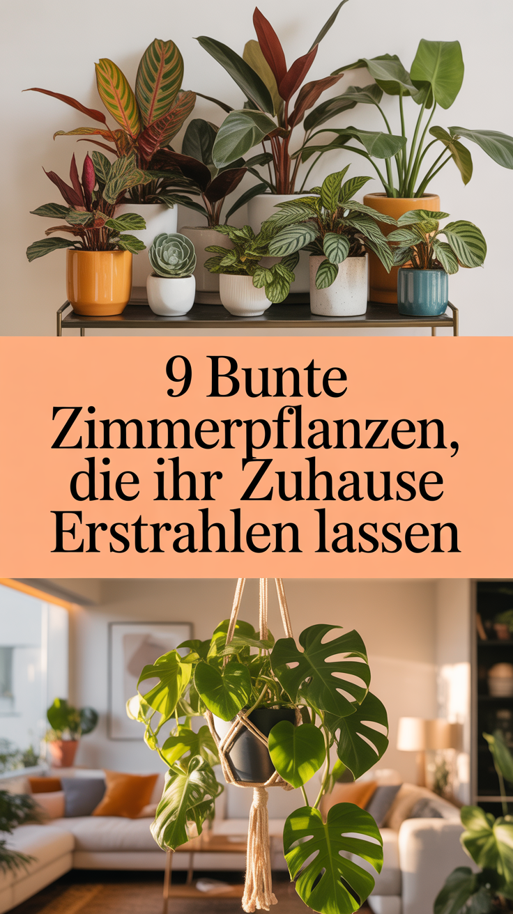 9 bunte Zimmerpflanzen, die Ihr Zuhause erstrahlen lassen