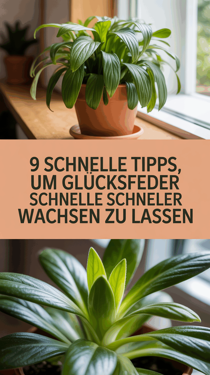 9 schnelle Tipps, um Glücksfeder schneller wachsen zu lassen