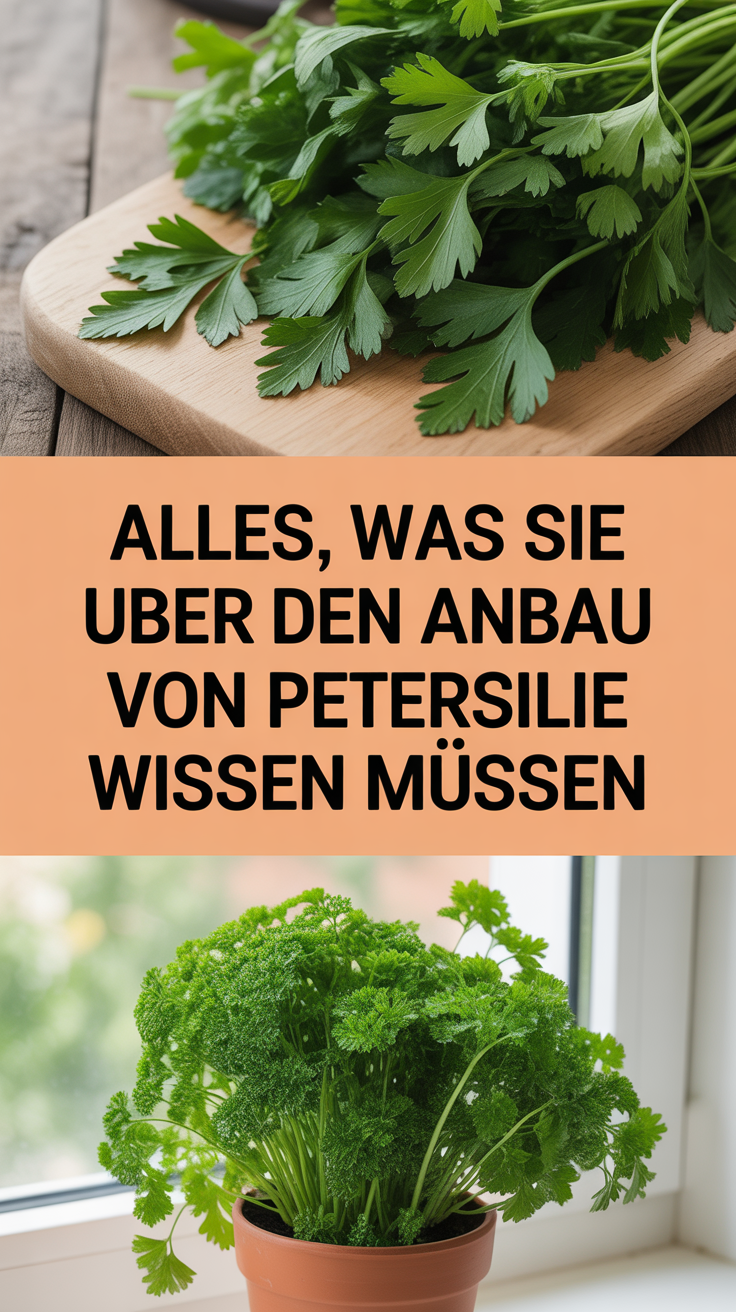 Alles, was Sie über den Anbau von Petersilie wissen müssen