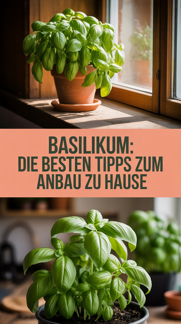 Basilikum: Die besten Tipps zum Anbau zu Hause