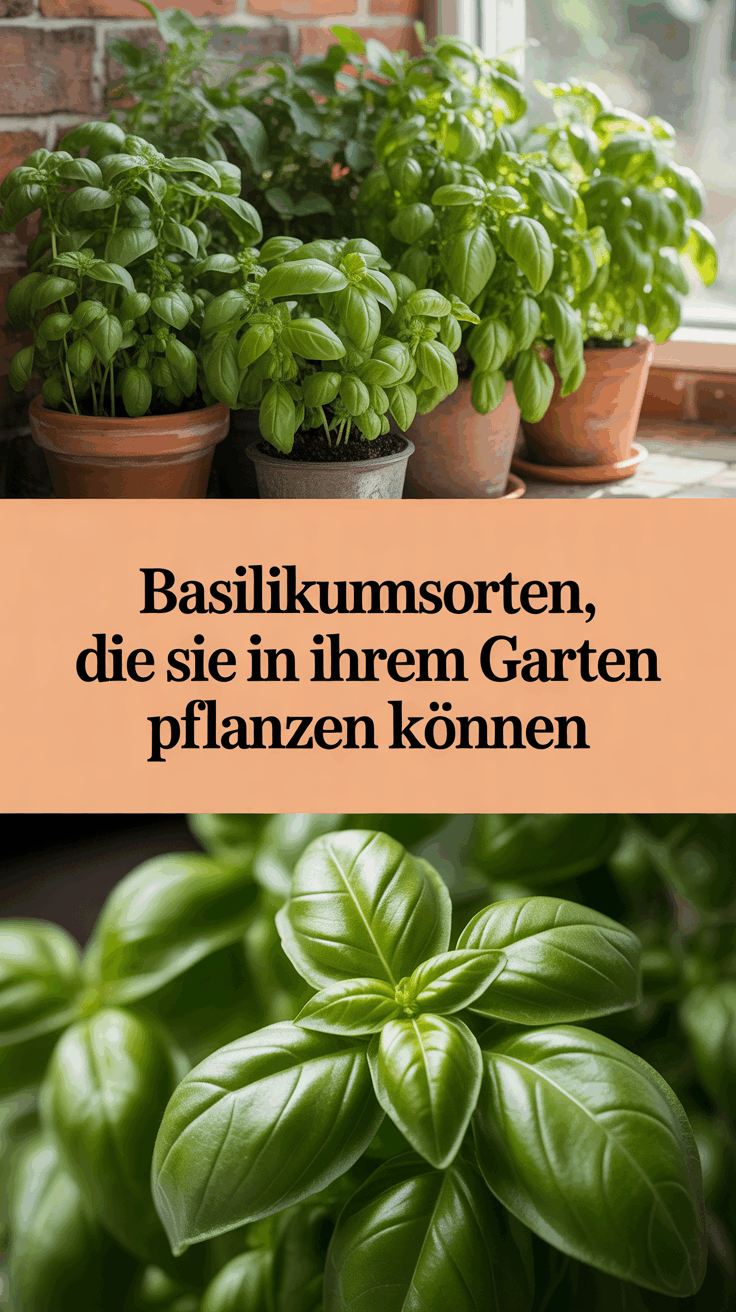 Basilikumsorten, die Sie in Ihrem Garten pflanzen können