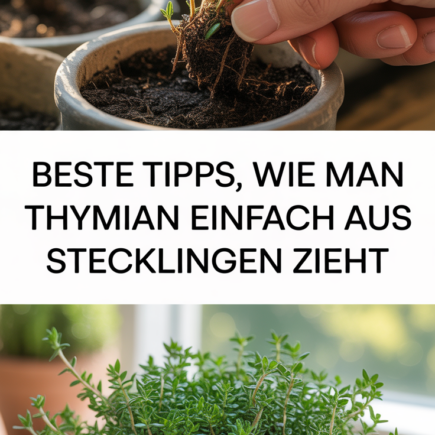 Beste Tipps, wie man Thymian einfach aus Stecklingen zieht