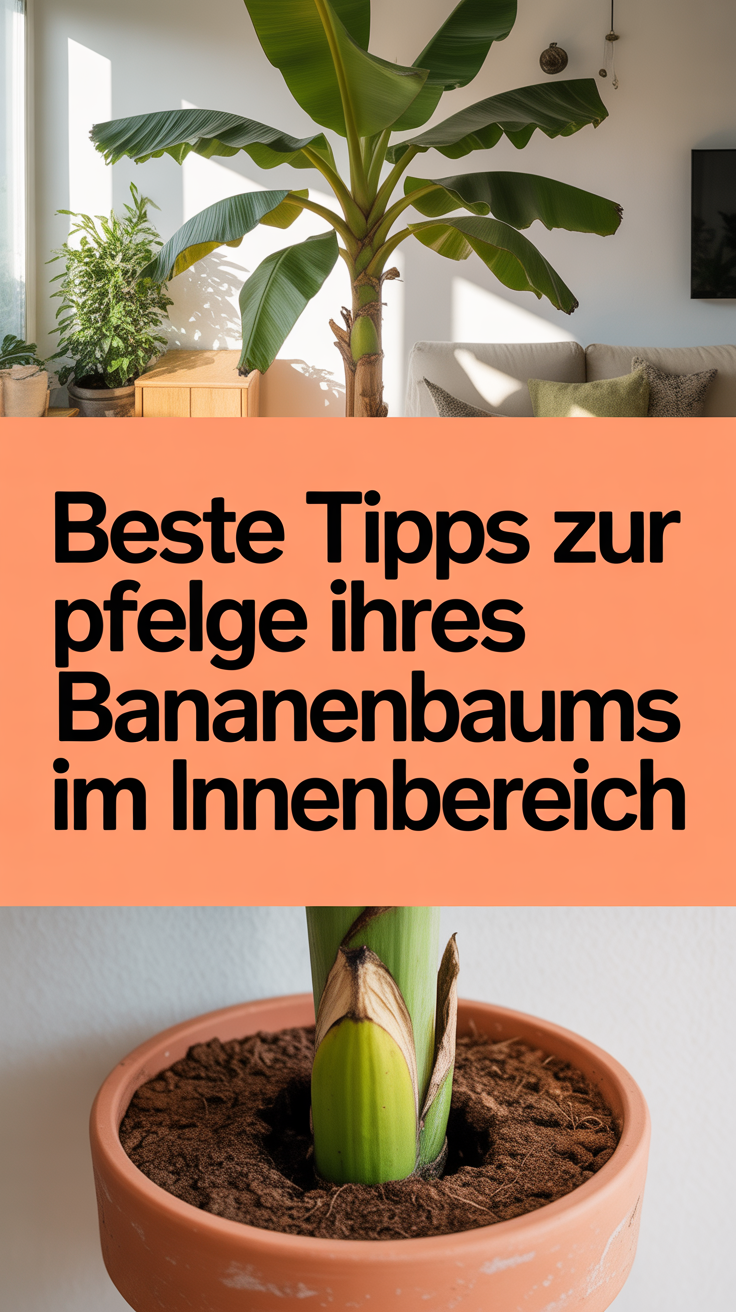 Beste Tipps zur Pflege Ihres Bananenbaums im Innenbereich