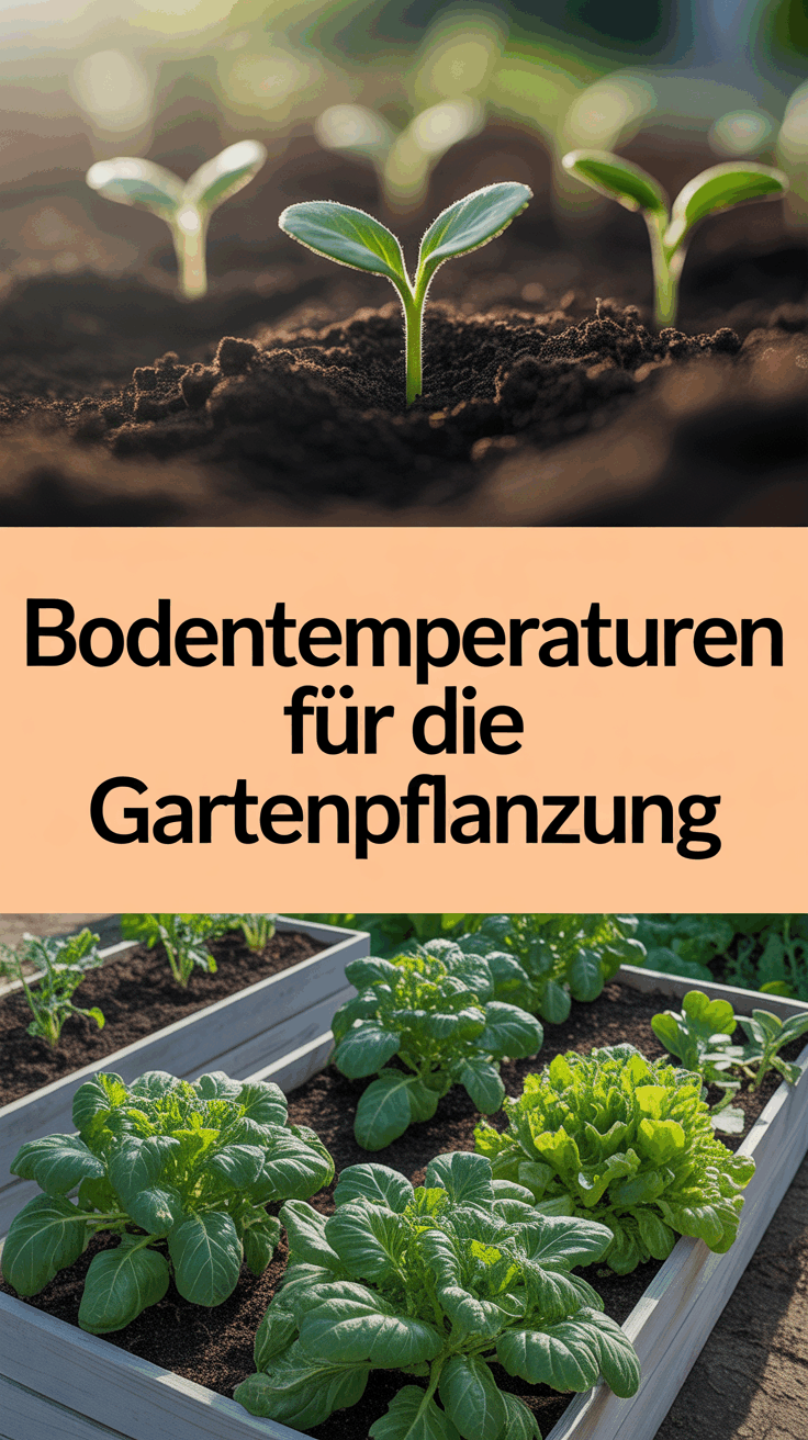 Bodentemperaturen für die Gartenpflanzung