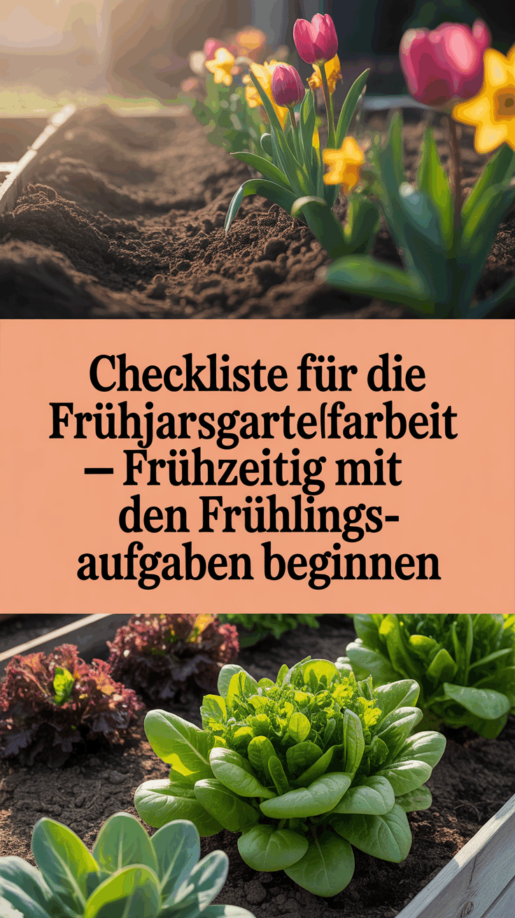 Checkliste für die Frühjahrsgartenarbeit – Frühzeitig mit den Frühlingsaufgaben beginnen