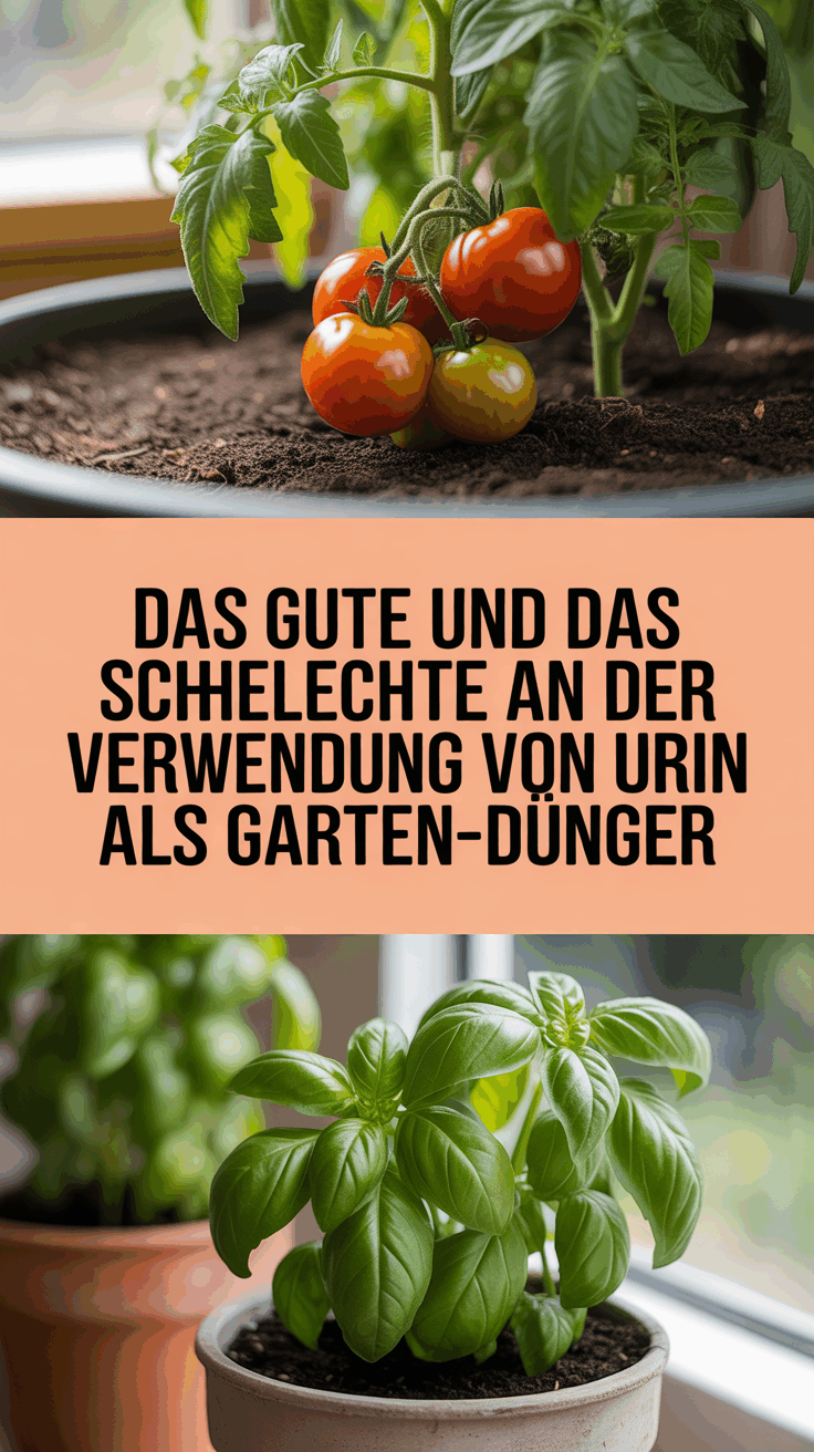 Das Gute und das Schlechte an der Verwendung von Urin als Garten-Dünger