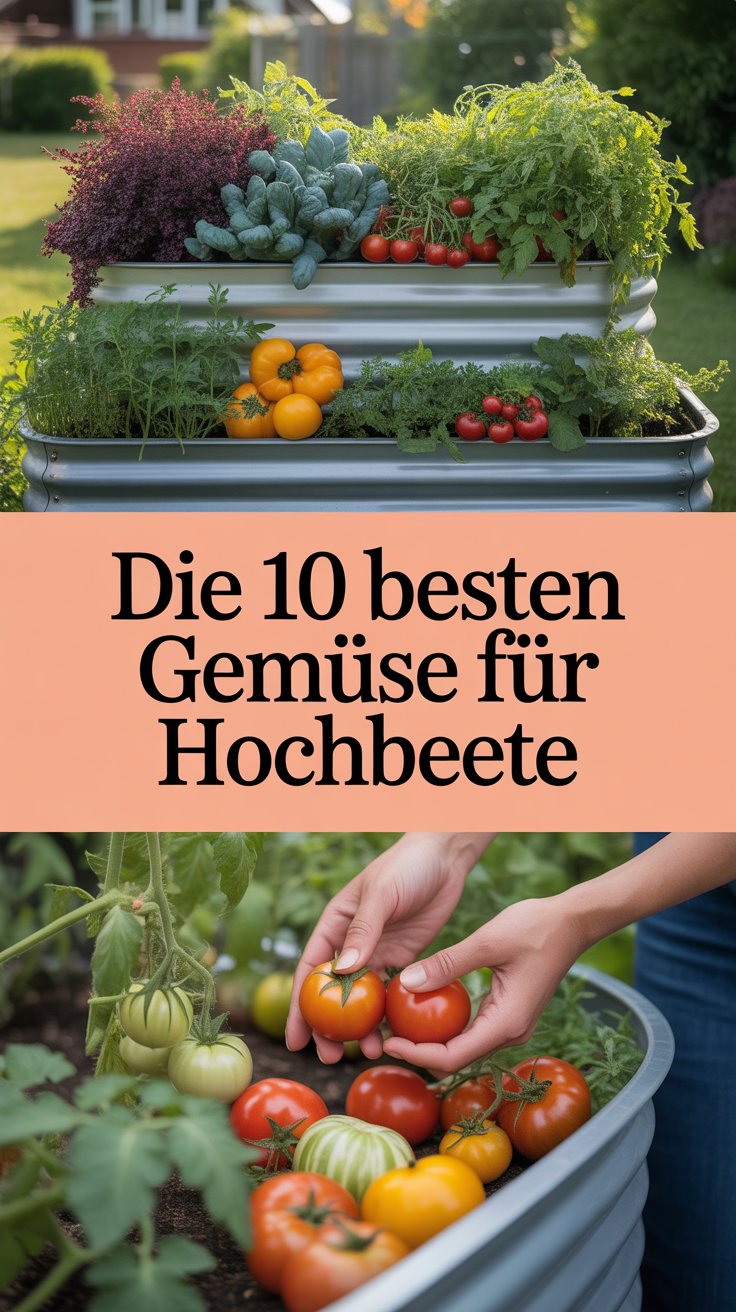 Die 10 besten Gemüse für Hochbeete