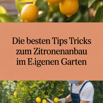 Die besten Tipps und Tricks zum Zitronenanbau im eigenen Garten