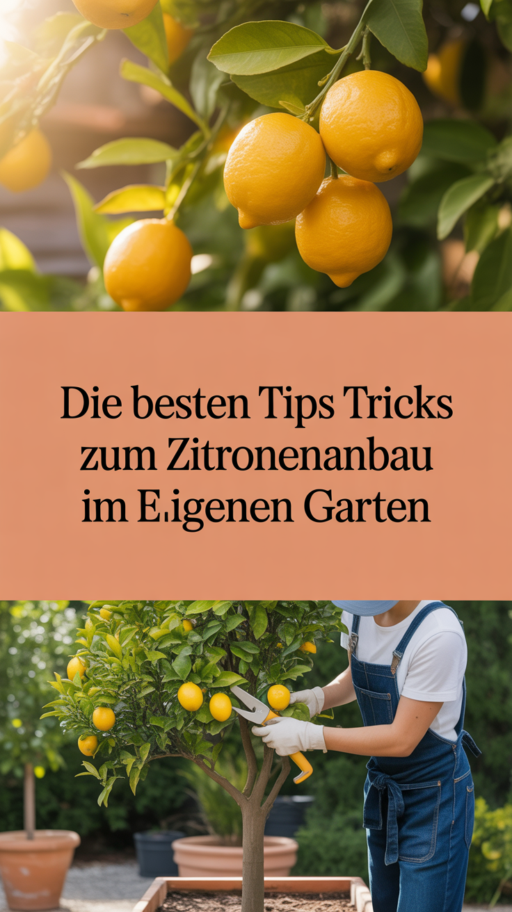 Die besten Tipps und Tricks zum Zitronenanbau im eigenen Garten