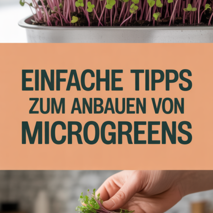 Einfache Tipps zum Anbauen von Microgreens